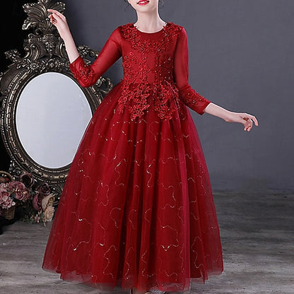 Girls' Dress Flower Girl Princess Kid's