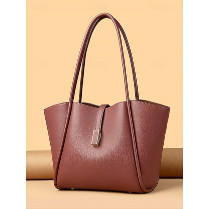 Green Faux Tote Women's Bag Leather