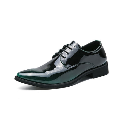 Shoes – Leather Shiny Men's Oxford Formal Patent