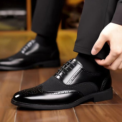 Brown Oxford Men's Shoes Green and – Wingtip in Two-Tone