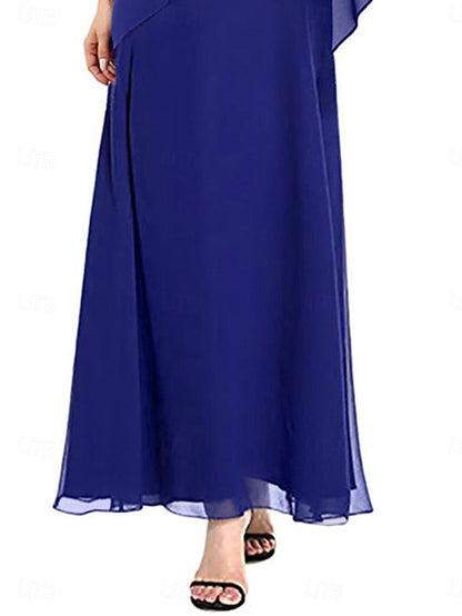 Mother the A-Line Elegant Dress Simple Bride Square Neck of