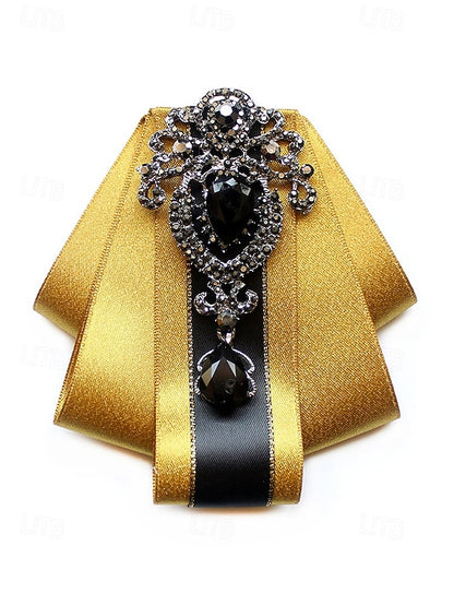 Tie Bow Christmas Satin Men's Diamond-Accent - Elegant