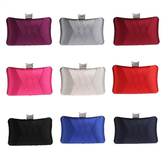 Bags Leather Party Wedding Event PU Women's / Silk Clutch