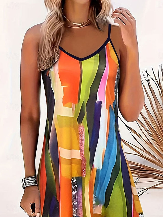 Women's Mini Dress Casual Dress Tank Dress Casual Vacation