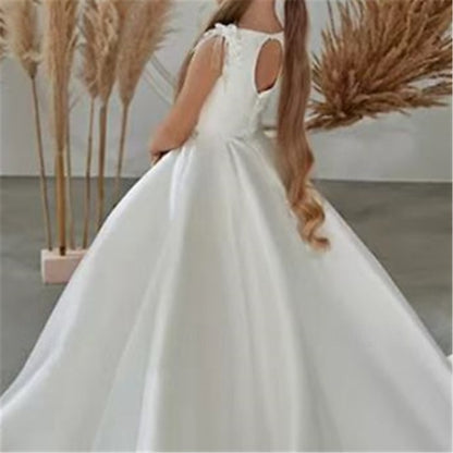Dress Girls' First Girl Communion Flower Party