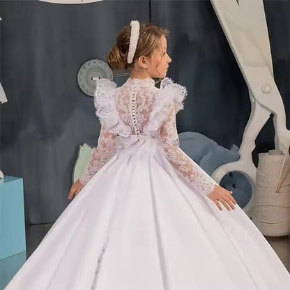 First Girl Flower Communion Party Girls' Dress