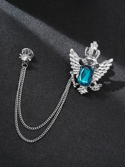 Christmas Men's with Brooch Lapel Deer Pin