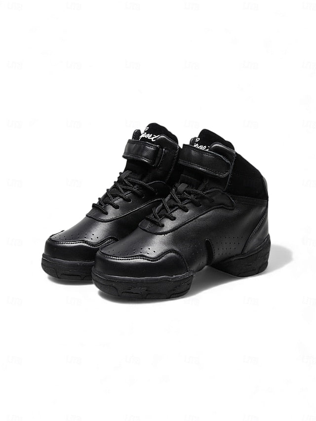 Women's Professional Dance Sneakers - Cushioned High-Top