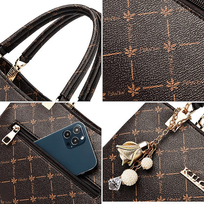 Women's Men's PU Party Leather Bag Shoulder Handbag