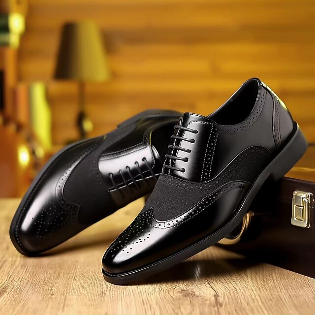 Brown Oxford Men's Shoes Green and – Wingtip in Two-Tone