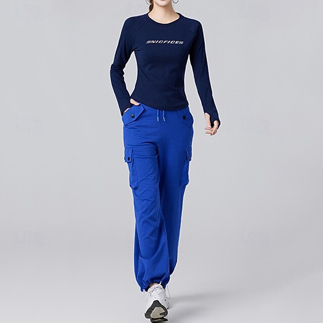 Women's Running T-Shirt Gym Shirt Sports Top Long Sleeve