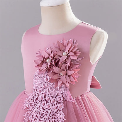 Flower Dress Girl Kid's Princess Girls'