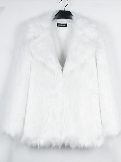 Coat Warm Comfortable Furs Women's Faux Fur