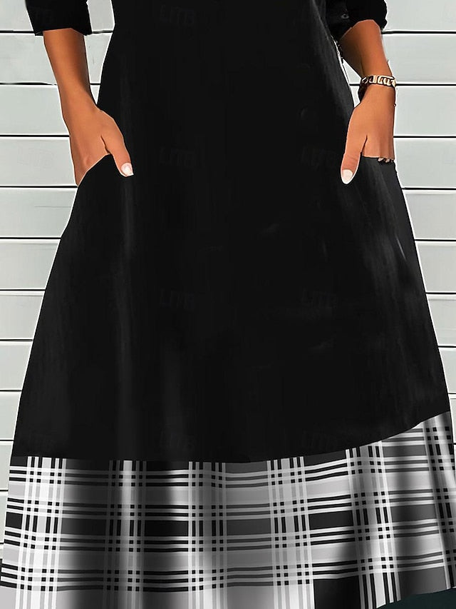 Women's Midi Dress Casual Dress Winter Dress Sheath Dress