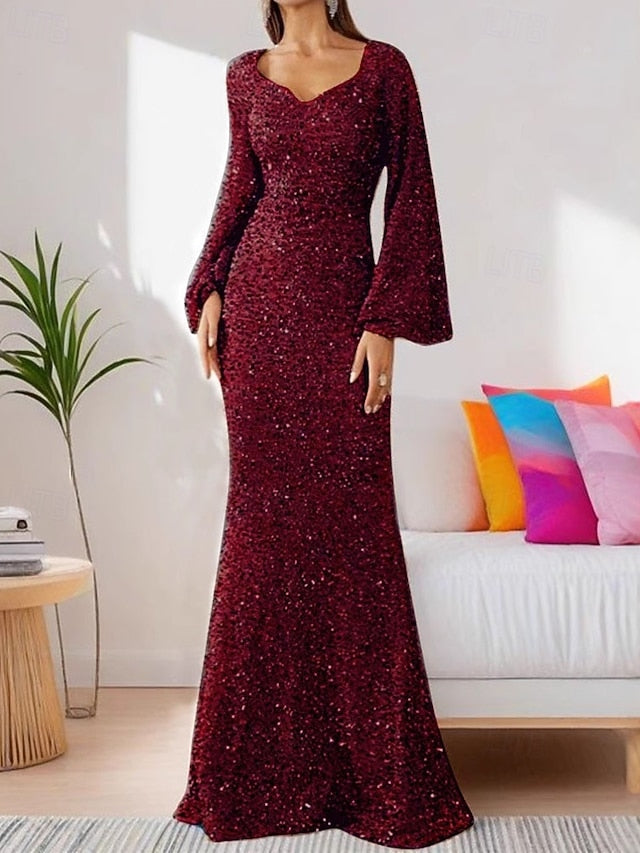 Women's Long Dress Maxi Dress Sequin Dress Cocktail Dress