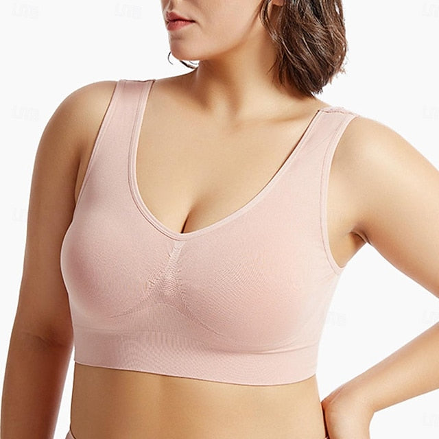 Women's Top Pure Color Sport Basic Home Gyms Nylon