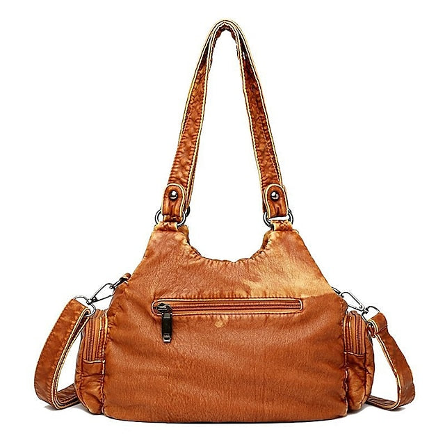 Bag Stylish - Vintage Shoulder Women's Brown Leather