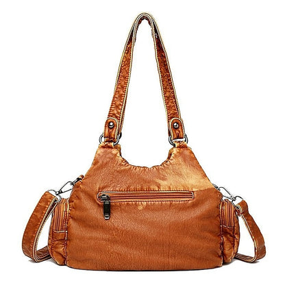 Bag Stylish - Vintage Shoulder Women's Brown Leather