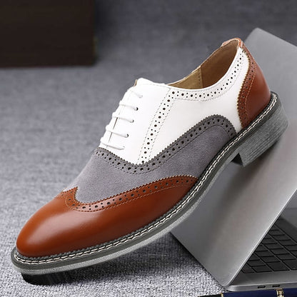 Spectator Wingtip Gatsby-Inspired Shoes Men's Oxford in
