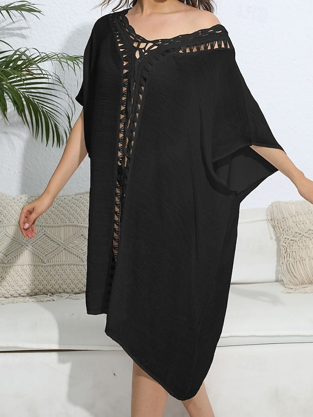 Women's Swimwear Cover Up Swim Dress Rash Guard Swimsuit