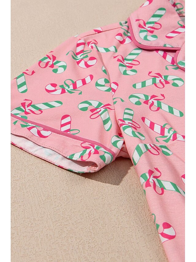 Santa Claus Sleepwear Pajamas Satin Pajama Women's Cosplay