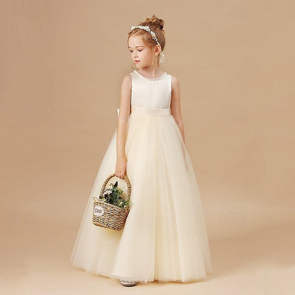 Color Kids Solid Flower Girls' Girl Dress Party