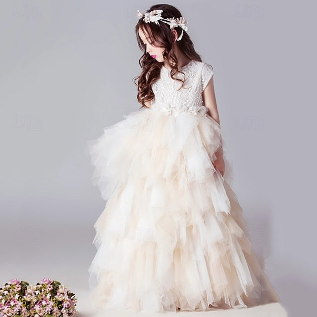 Girl Flower Girls' Dress Princess Kid's