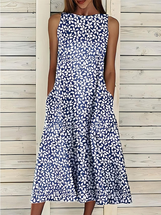 Women's Midi Dress Sundress A Line Dress Summer Dress