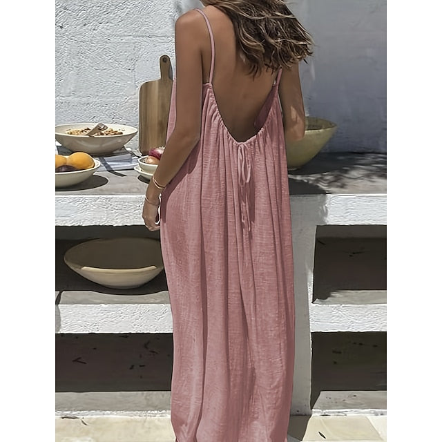 Women's Maxi Dress A Line Dress Vacation Casual Holiday
