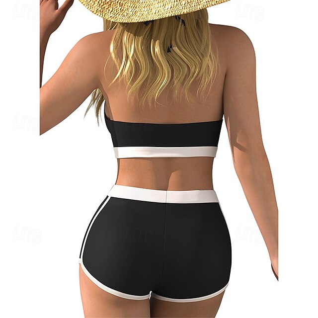 Women's Halter Bikini Top Bathing Suit 2 Pieces UV