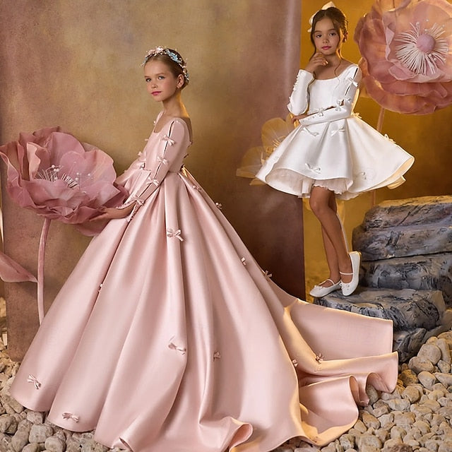 Dress Flower Girl Girls' Party Kids First Communion