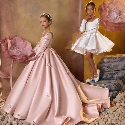 Dress Flower Girl Girls' Party Kids First Communion