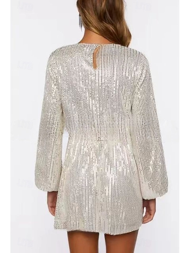 Women's Mini Dress Sequin Dress Party Dress Fashion Party