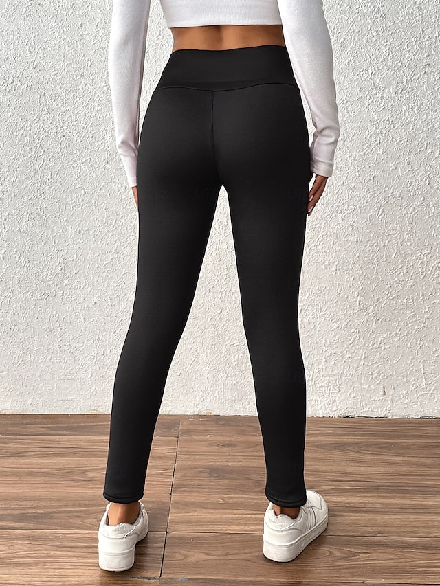 Women's Fleece Pants Leggings Vacation Fashion Streetwear