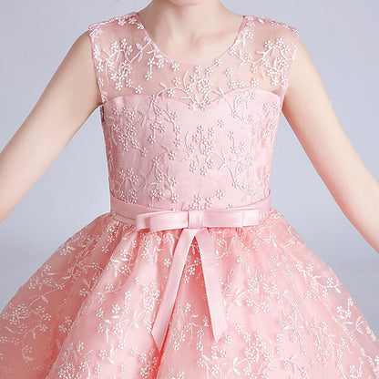 Dress Flower Princess Girls' Party Girl