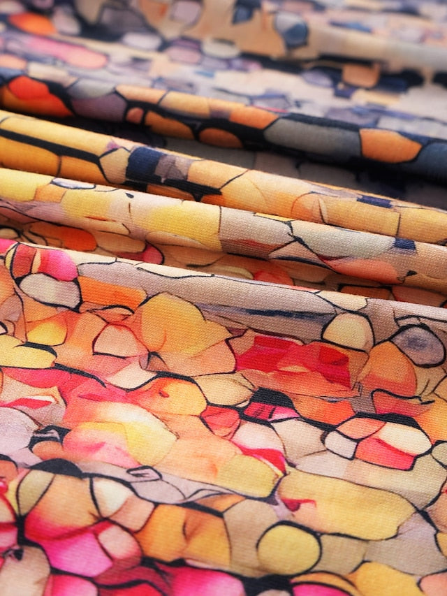 Women's Camisole Tank Top Mosaic Stained Glass Print