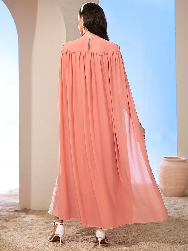 Bride Cape Vintage A-Line the Mother of Elegant Dress