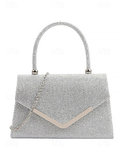Evening Strap – Bag Women's Chain with Clutch Glitter