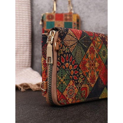 Women’s Boho Vintage Bag with Adjustable Crossbody Phone