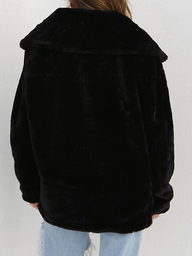 Women's Comfortable Teddy Coat Warm Furs Fur Faux