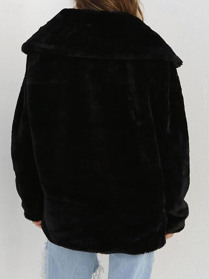 Women's Comfortable Teddy Coat Warm Furs Fur Faux