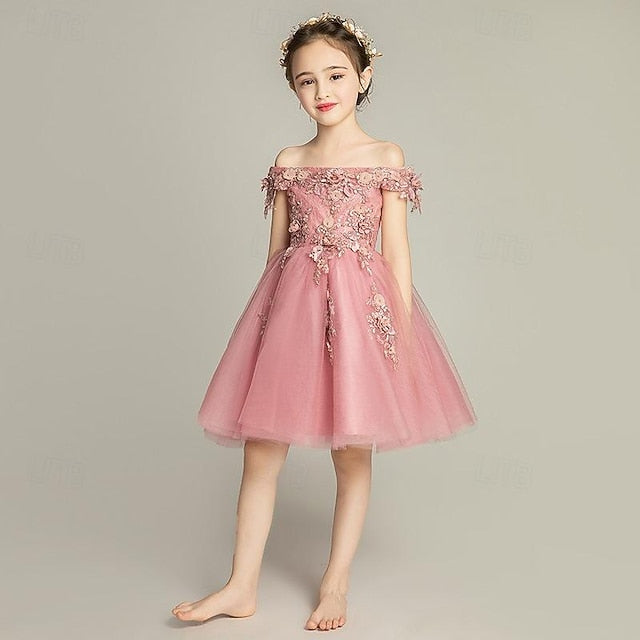 Party Girl Sequin Toddler 3/4 Dress Girls' Flower