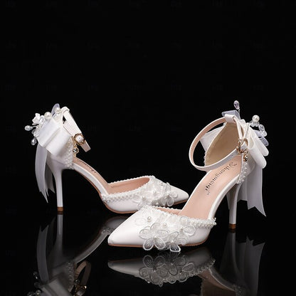 Wedding Party Women's White Shoes