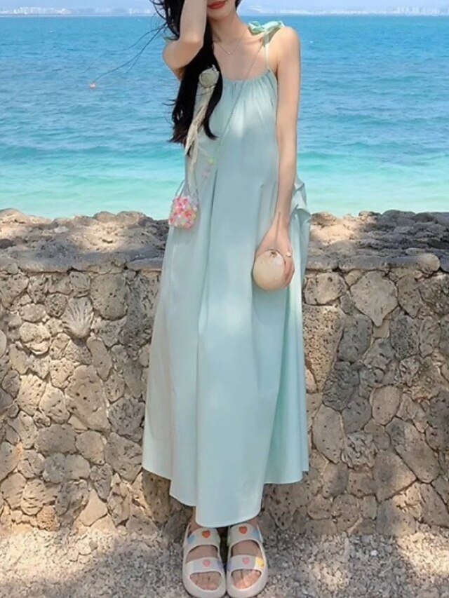 Women's Maxi Dress Slip Dress Vacation Casual Outdoor Going