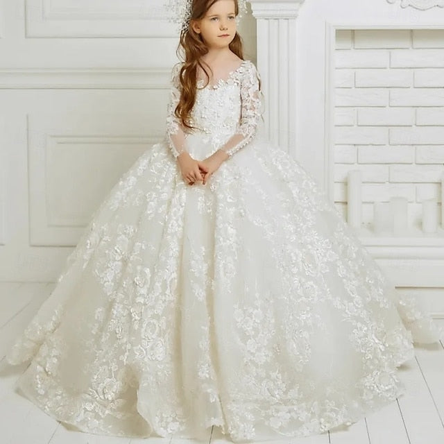 Flower Formal Girls' Dress Princess Girl