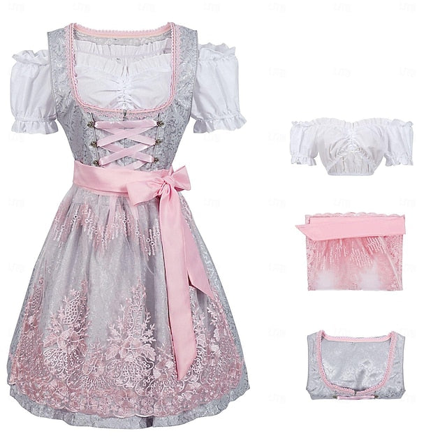 Oktoberfest Dress Dirndl Dirndl Blouse Bavarian Maid German