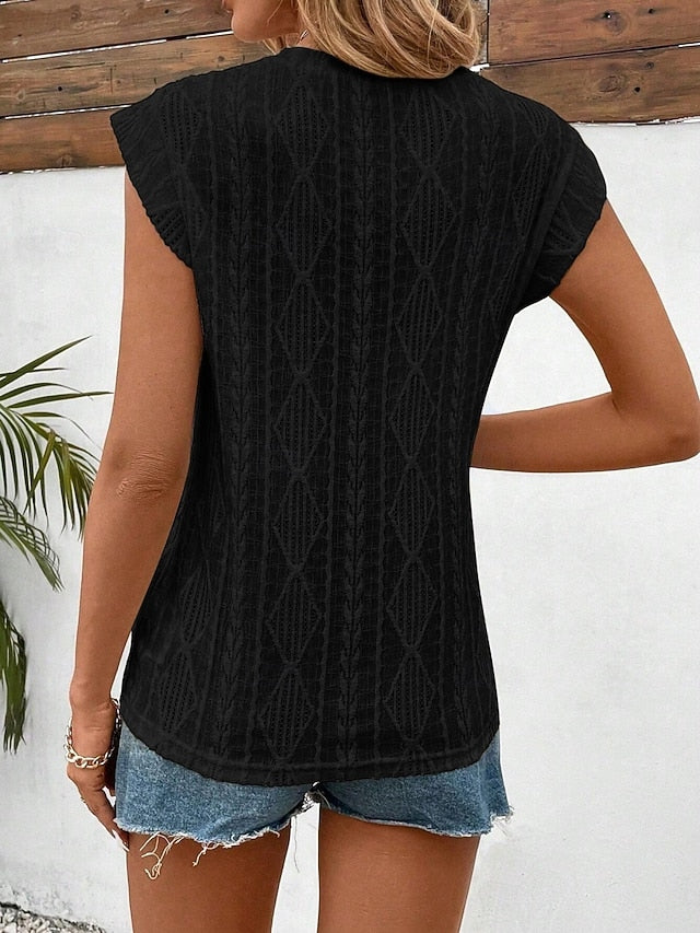 Women's Camisole Tank Top Plain Basic Modern Sleeveless