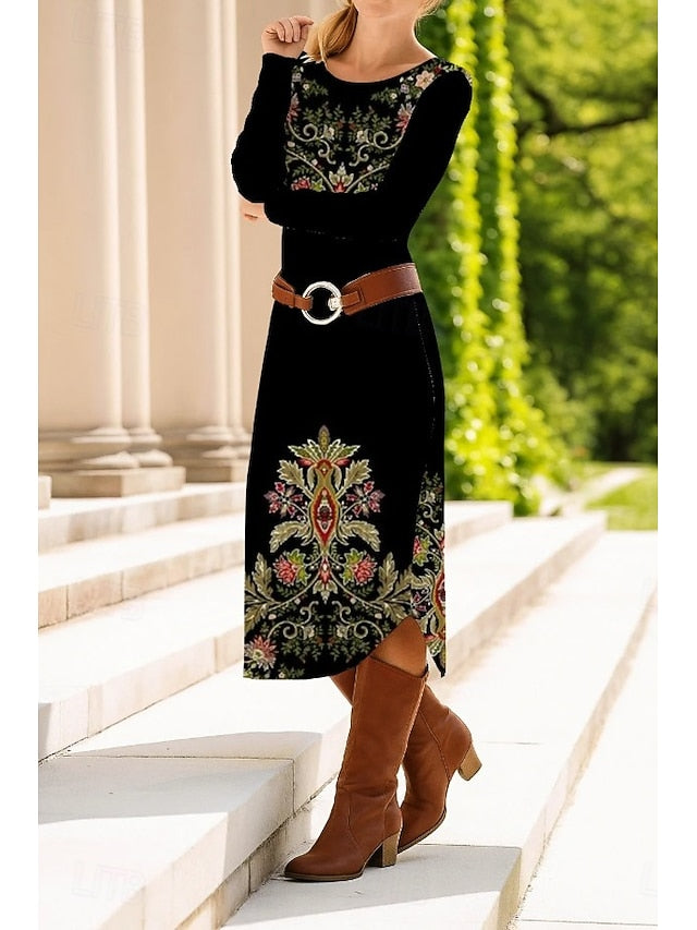 Women's Midi Dress Maxi Dress Sheath Dress Shift Dress