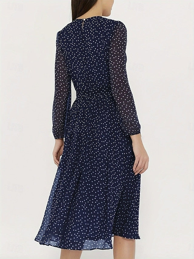 Women's Midi Dress A Line Dress Casual Daily Regular Fit