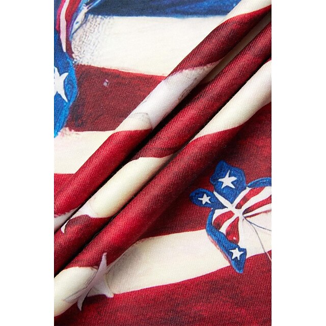 Independence Day Patriotic Shirt Women's T Shirt Flag